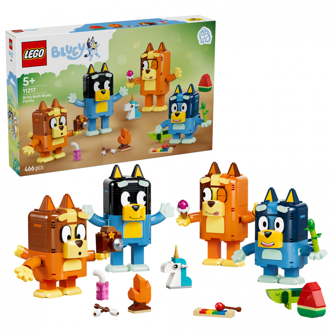 FAMILIA LUI BLUE DIN CARAMIZI LEGO11217 - imagine 5