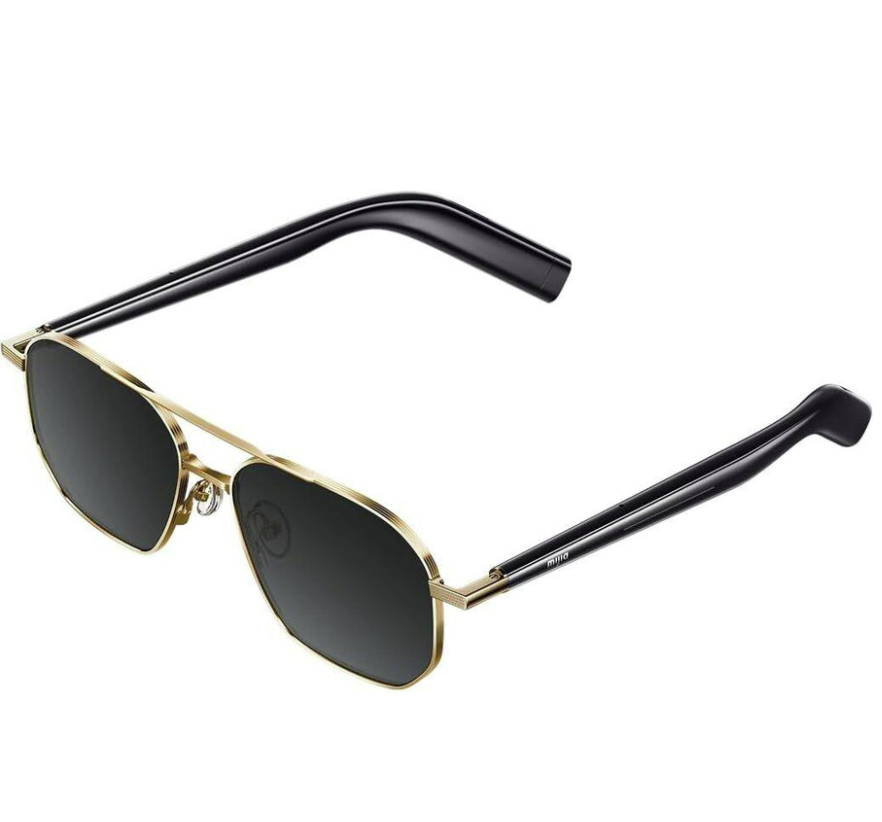 Xiaomi Mijia Smart Audio Glasses Aviator Gold Frame Polarized Lenses