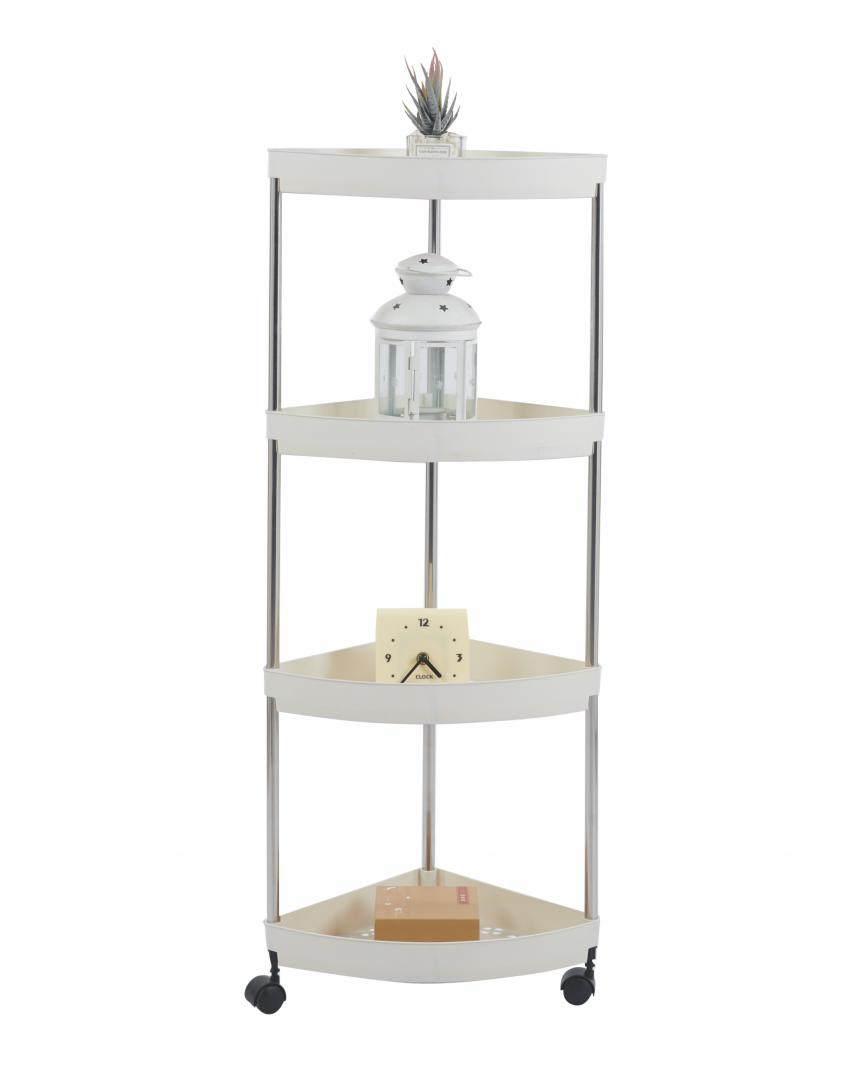 Raft de colt cu roti, 36x25.5x85 cm