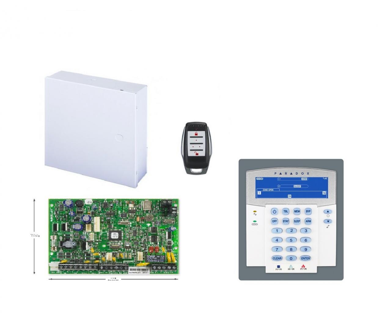 Centrală Magellan cu emiţător-receptor radio-32 zone; Stay D si aplicatia