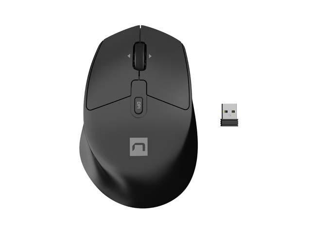 Kit Wireless tastatura si mouse NATEC STINGRAY 2, Negru - imagine 4