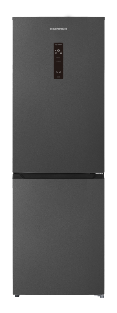 Combina frigorifica HEINNER HCNF-HM400DINVDGE++, No Frost, 400 l, Clasa E,
