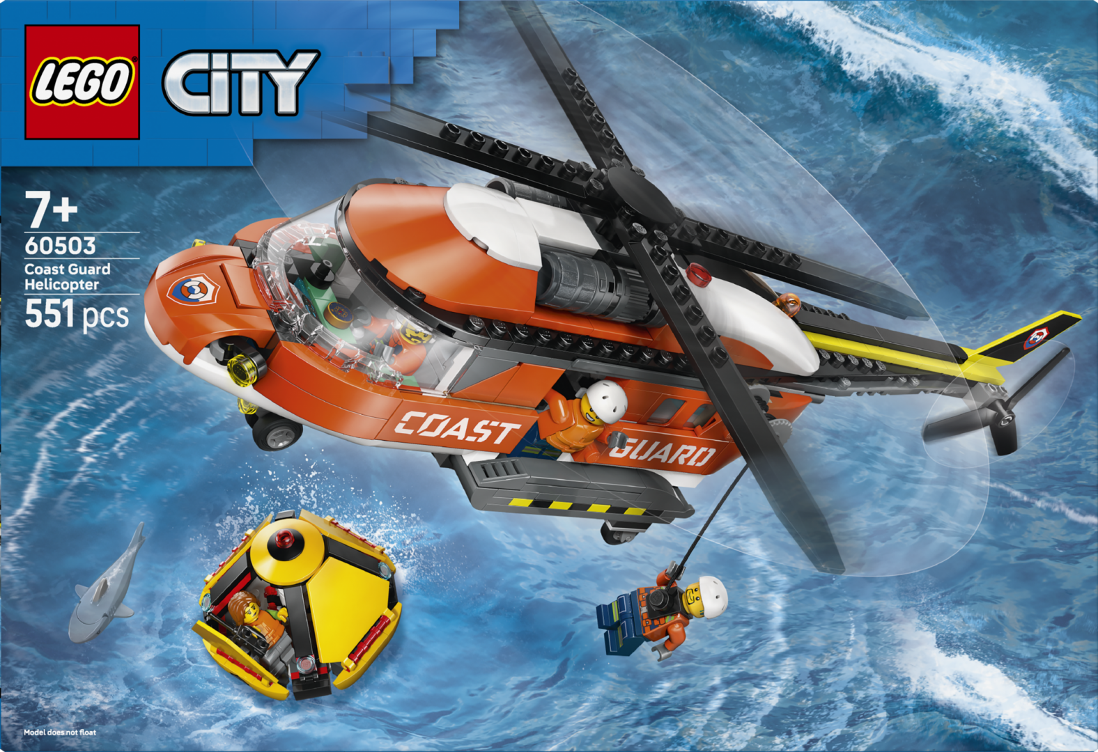 ELICOPTER AL PAZEI DE COASTA LEGO60503 - imagine 3
