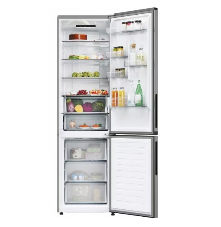Combina frigorifica Candy Fresco 300 CNCQ2T620EX, No Frost, inox, 205x59,5x66,7cm, - imagine 3