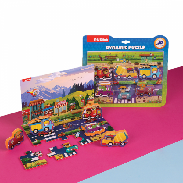 PUZZLE TRAFIC, 17 PIESE - Image 5