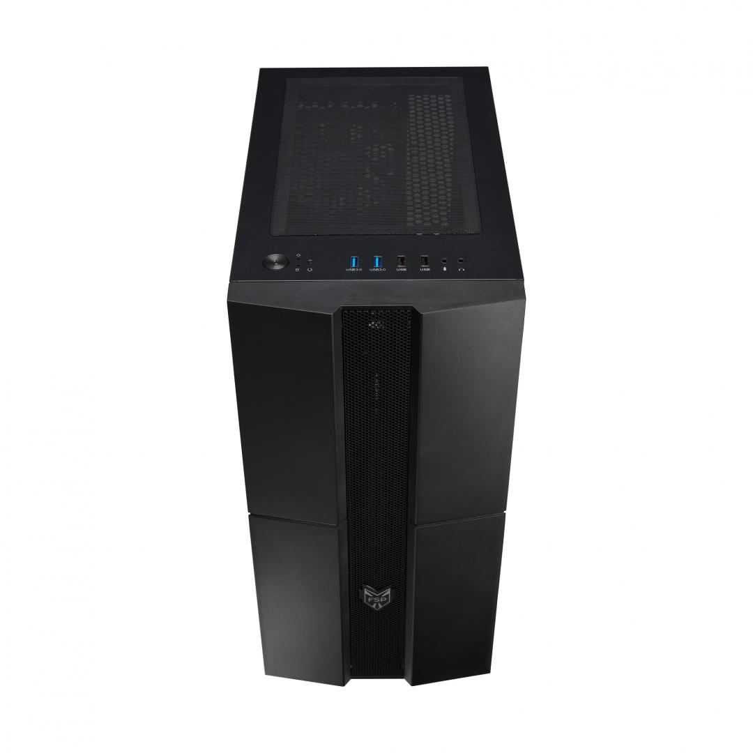 Carcasa FSP CMT 270, Mid Tower, ATX, fara sursa, black