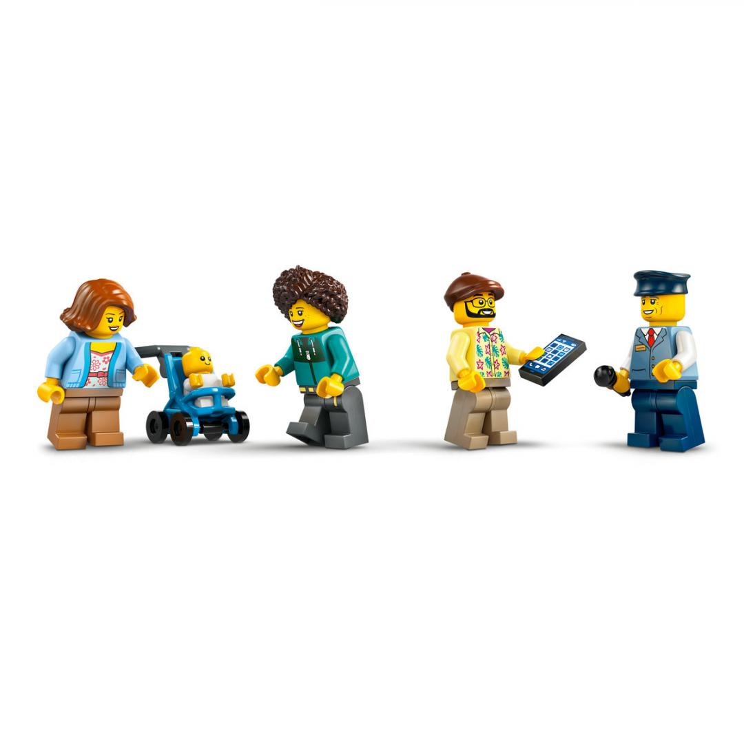 AUTOBUZ TURISTIC ROSU CU ETAJ LEGO 60407 - imagine 11