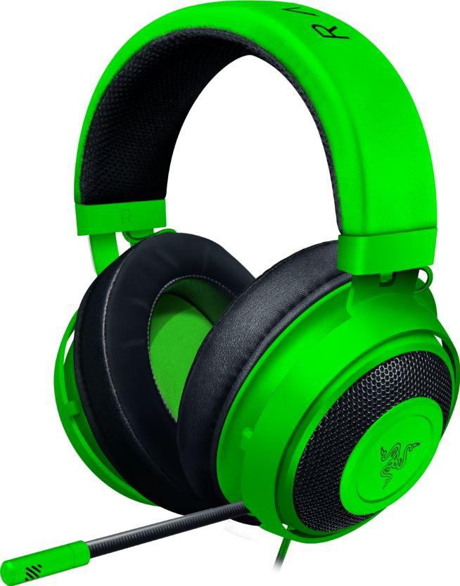 Casti cu microfon Razer Kraken, gaming, verde