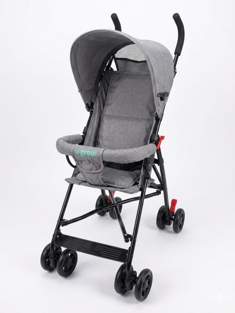 Carucior sport, pliere tip umbrela, gri, U-Grow