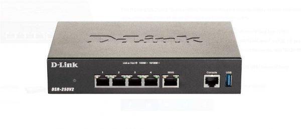 D-Link DSR-250v2 5 Port Gigabit VPN Router, interfata: 1 x - Image 4