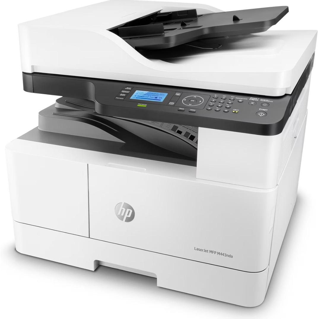 Multifunctional laser HP LaserJet MFP M443NDA, format A3, Monocrom, Duplex, - imagine 3