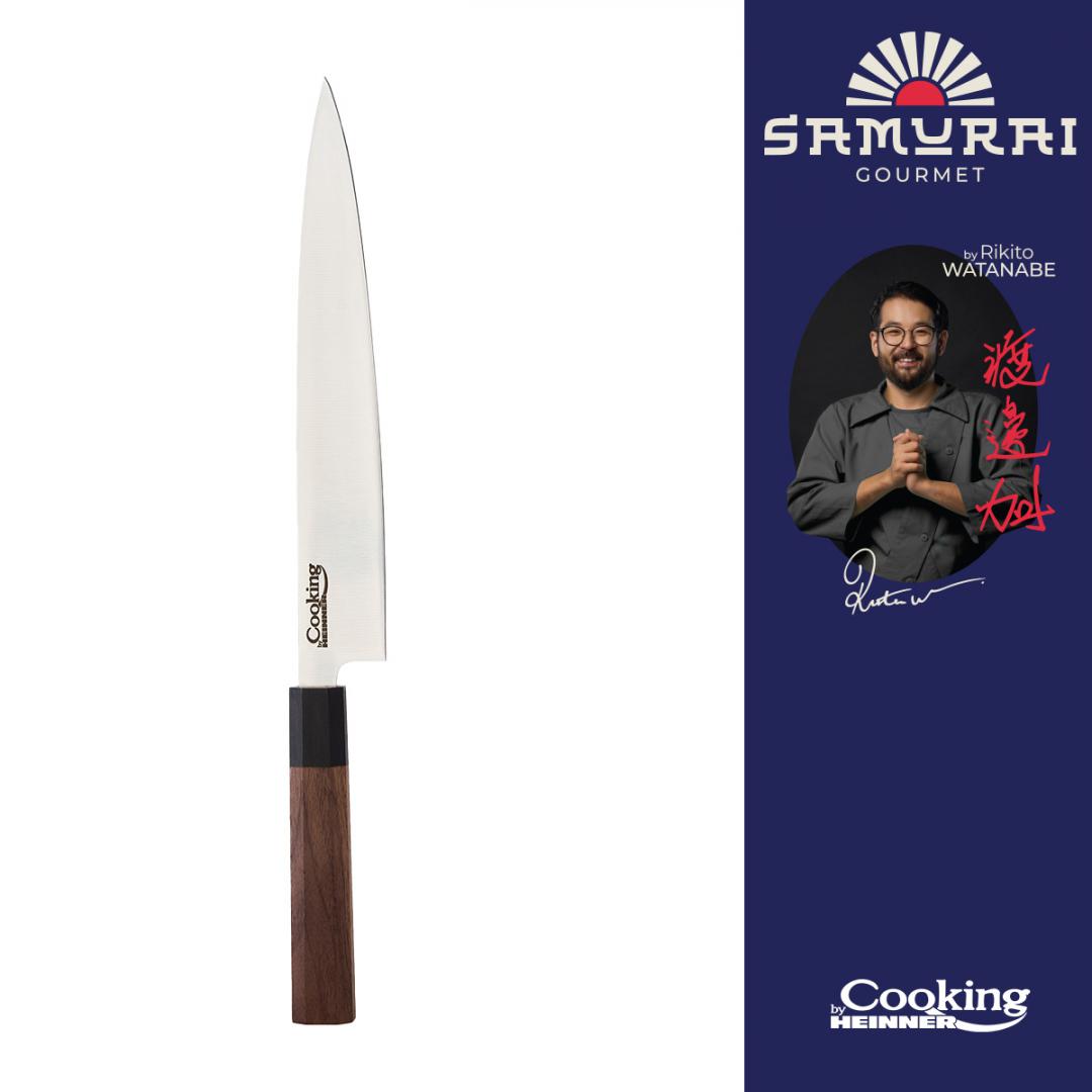 CUTIT SUJIHIKI 24 CM, RIKITO WATANABE, SAMURAI GOURMET, COOKING BY - imagine 3