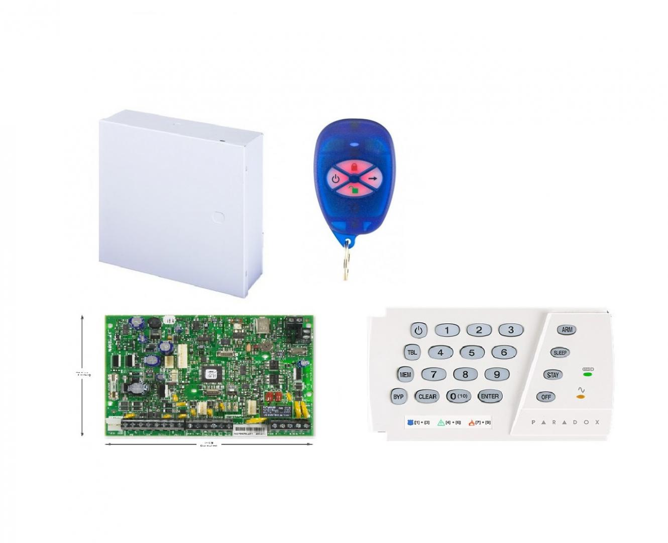 Centrală Magellan cu emiţător-receptor radio-32 zone; Stay D si aplicatia