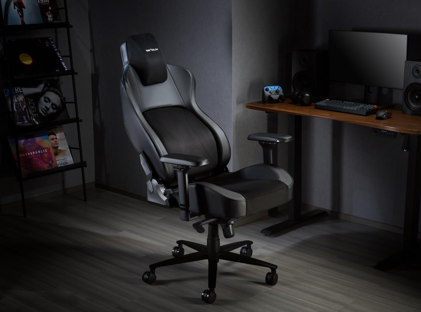 Scaun Gaming Serioux Prime, Capacitate greutate: 150 kg, Material suprafață: - imagine 17