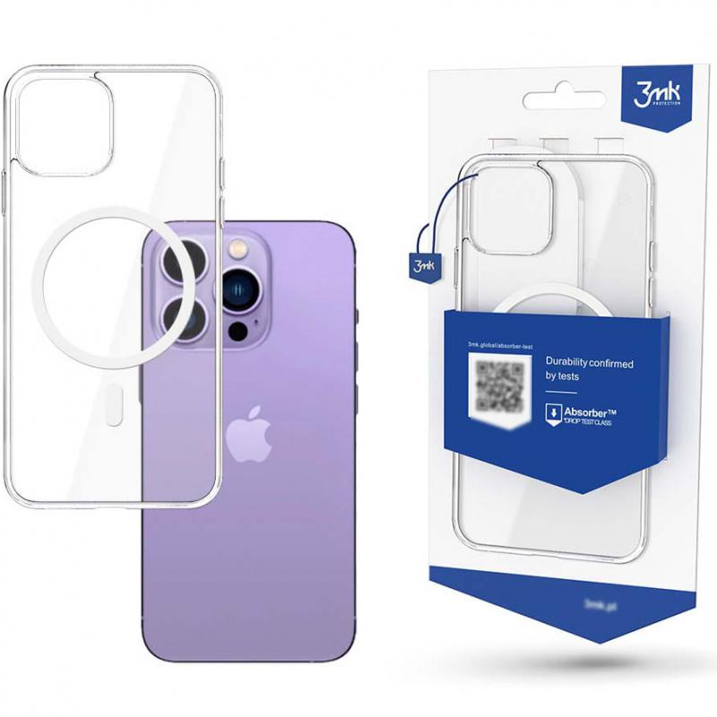 3MK MagSafe Case for iPhone 14 Pro Max - Transparent