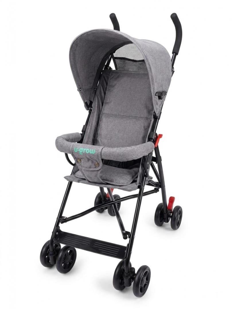 Carucior sport, pliere tip umbrela, gri, U-Grow