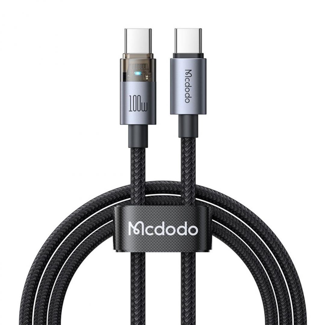 Cablu Type-C la Type-C Mcdodo CA-5580, 100W, 1.2m, negru
