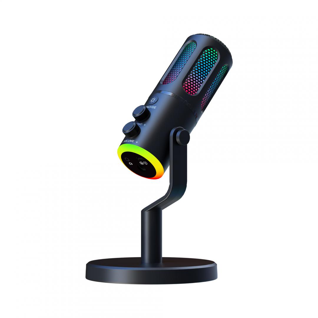 Microfon Gaming de birou Serioux SU8, condenser, unidirectional, frecventa raspuns