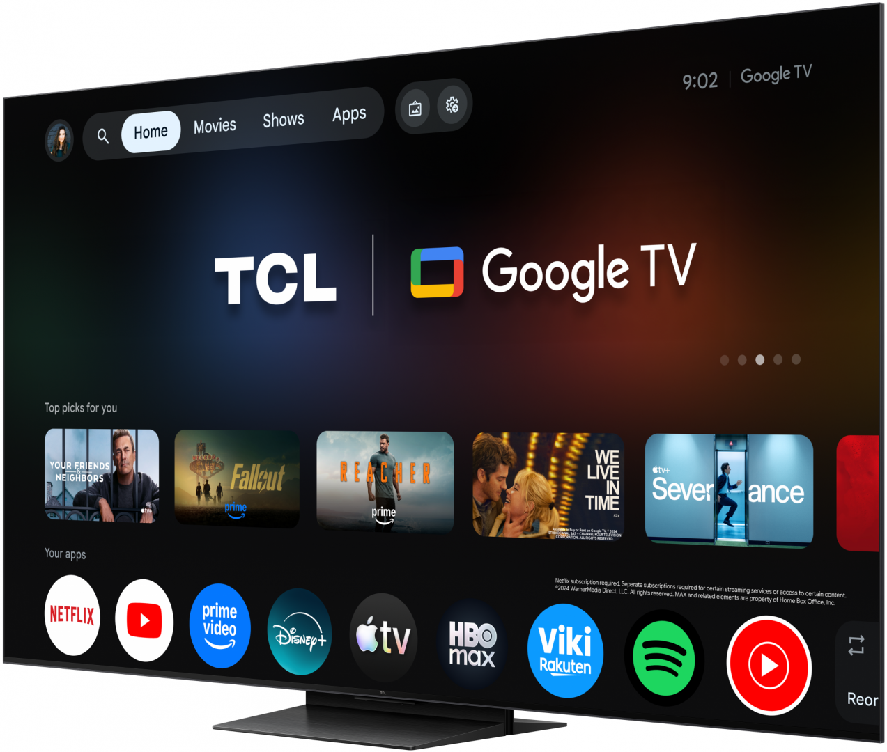 Televizor TCL RGB-MiniLed 65RM7L, 164 cm, Smart Google TV, 4K - imagine 4